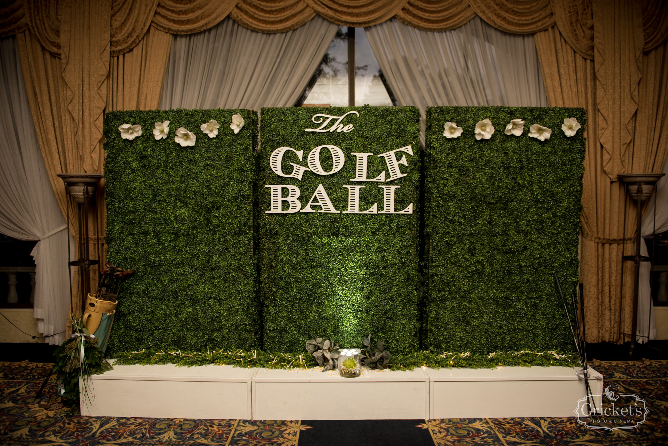 Golf Inspired Wedding Event