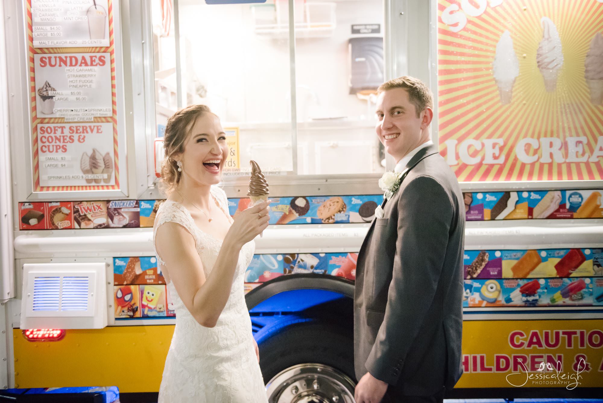 Ice Cream Truck Wedding