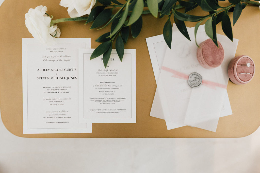 Blush Wedding Invitation Suite