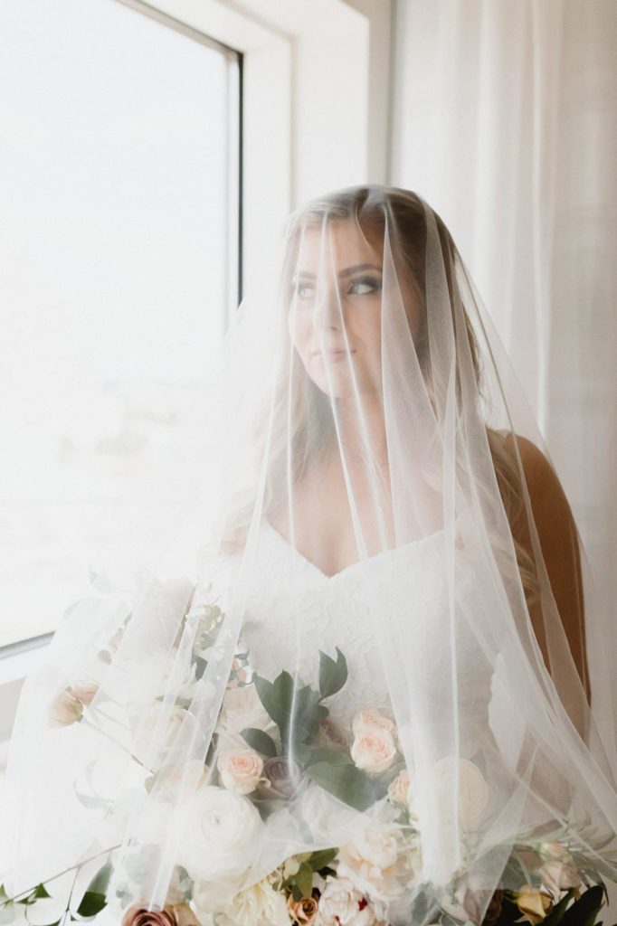 Dramatic Bridal Veil