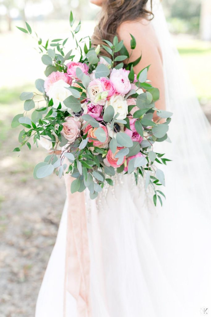 Bright Pink Bridal Bouquet