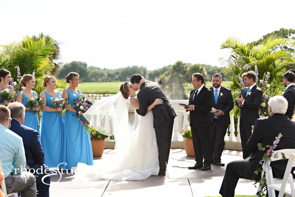 Wedding in Plaza de la Fontana at Mission Inn