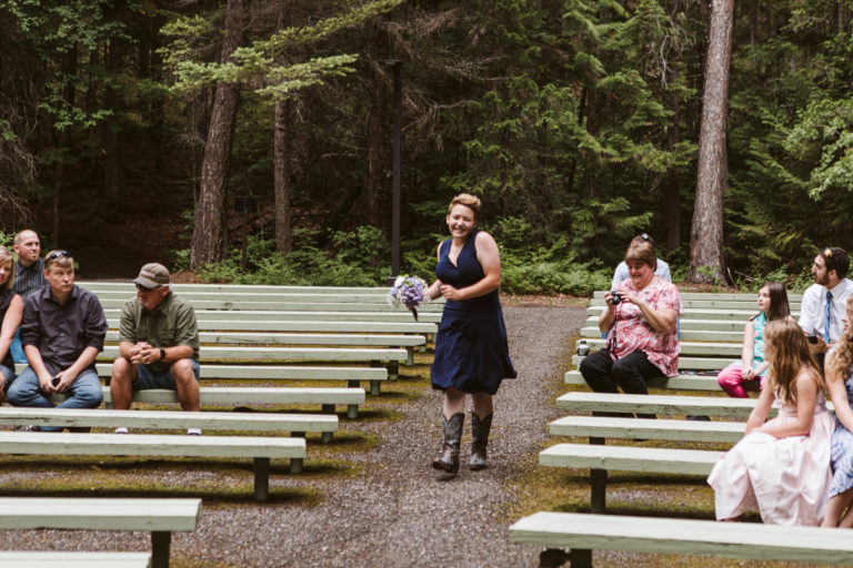 Fish Creek Amphitheater Wedding in Glacier National Park
