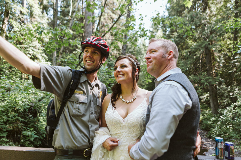 Glacier National Park Wedding with Ranger