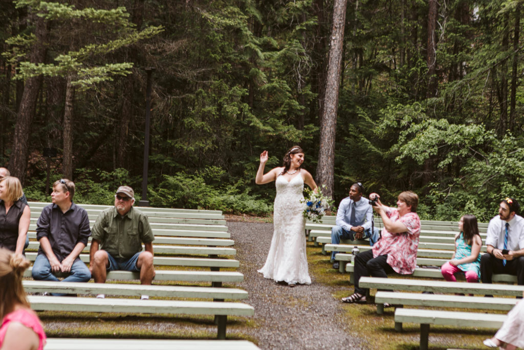 Fish Creek Amphitheater Wedding at Glacier National Park