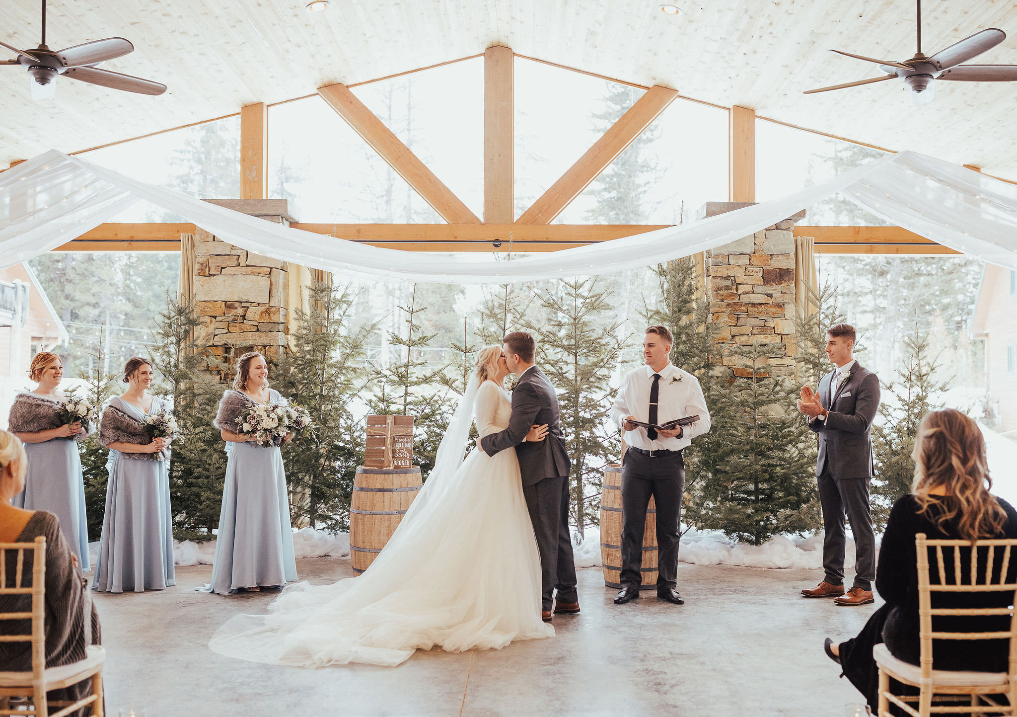  A Winter Wonderland Wedding in Whitefish